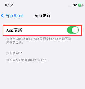 阿克苏苹果15维修中心如何让iPhone15APP自动更新